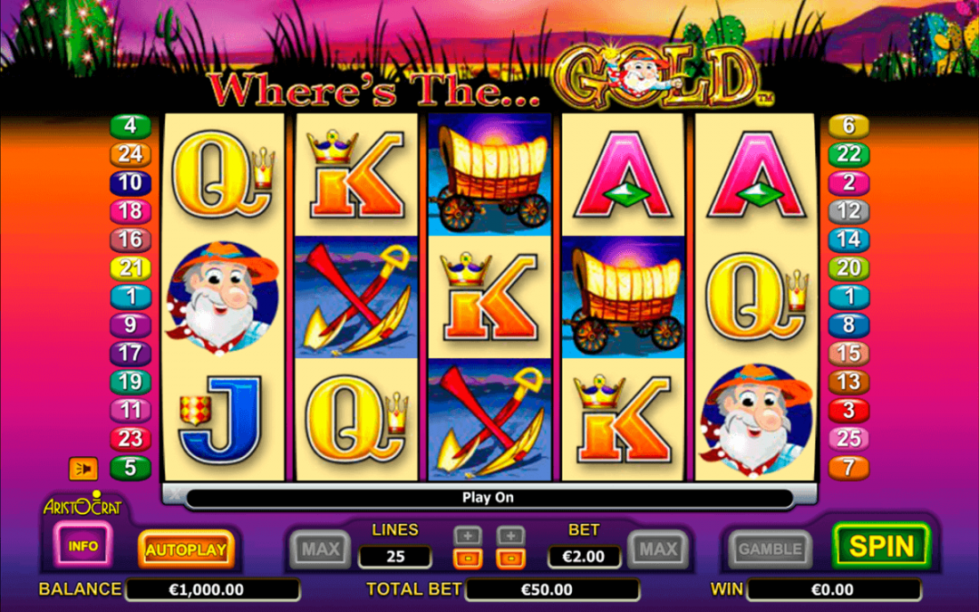 Play Pokies For Free No Deposit Bonus, No Download Along With Free Spins & Credits On The Top Slot pokies of Aristocrat & Wheres The Gold